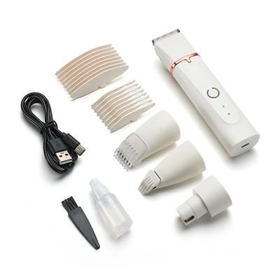 Professional 4 in 1 Electric Pet Grooming Kit For Dogs And Cats white Set B