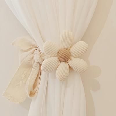 Handwoven Curtain Holders, Retro Jute Curtain Tieback Holdback With Embrasse Rideau Strap For Boho Home Decor 2pc