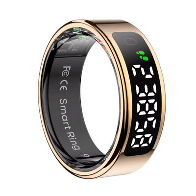COLMI R12 Smart Ring Touchscreen Health Tracker With Wireless Charging 10 gold