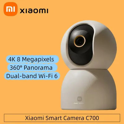 New Xiaomi Smart Camera C700 8MP 4K Ultra HD Low Light Full-color Baby Cry Detection Two-Way Voice Call Surveillance Camera MI