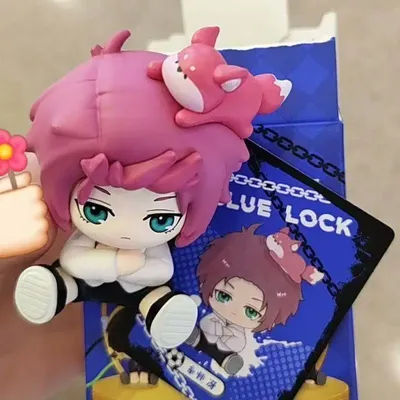 In Stock Authentic Blue Lock Cute Toy Series Blind Box Q Version Kiyomizu Ichi Ito Shin Figures Trendy Toy Model Holiday Gifts