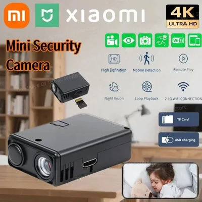 Xiaomi 4K Security Camera WiFi Wireless Monitor Remote Motion Detecting Camcorders Security Protection Indoor Surveillance 2025