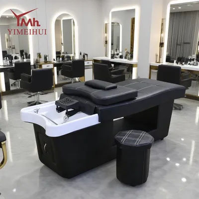 Japanese Head Spa Bed Salon Equipment Beauty Furniture Hair Washing Sink Water Circulating Massage Shampoo Bed