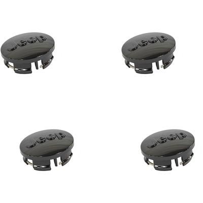 Mopar Center Cap Aluminum Gloss Black, 36-month or 36,000-mile limited warranty SET-MOP1LB77DX8AC-4