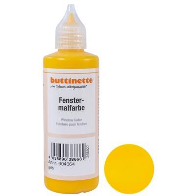 buttinette Peinture pour fenêtres, disponible en différentes couleurs, 80 ml