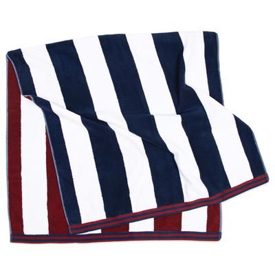 Aston & Arden Reversible Beach Towel 35x70 Navy/Maroon (PNP-REV-CABANA-NVMR)