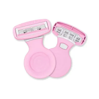 Travel Razors for Women Include 1 Handle and 1 Cartridges, Extra Smooth 1-Blade Travel Essentials Razor with Case for Shaving