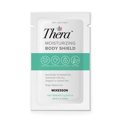 Thera Moisturizing Body Shield Skin Protectant 4 Gram Individual Packet Scented Cream (1049768_BX)