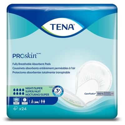 TENA ProSkin Night Super Incontinence Liner 27 Inch Length Heavy Absorbency Dry-Fast Core One Size Fits Most (285956_CS)