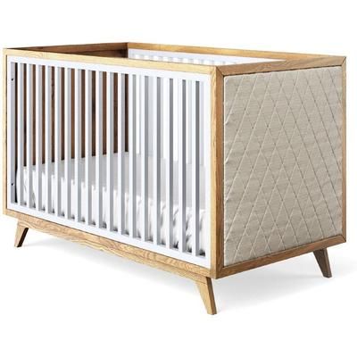 Romina Furniture Uptown Classic Crib (Tufted Sides)