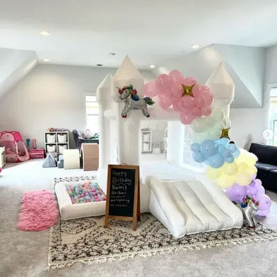 Maison gonflable blanche de rebond de mariage avec château gonflable de glissière pour les enfants Trampoline de jeu de fête de saut avec le ventilateur d'UL en plein air