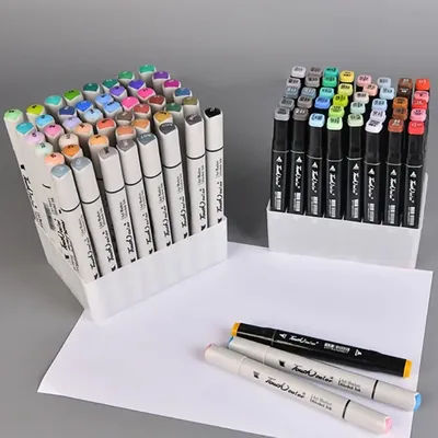 High Quality 12/24/30/40/48/80/100 Slots Pen Holder Large-capacity Multifunctional Brush Pen Storage Rack Make-up Brush Stand