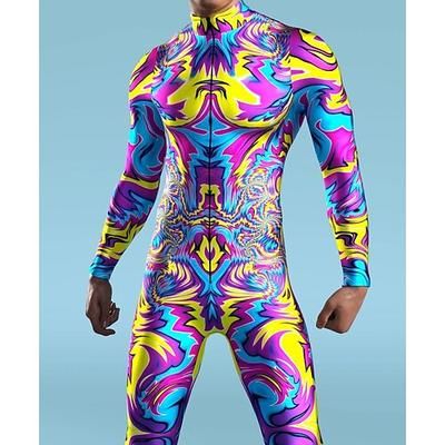 Costume di Carnevale Tuta Intera Costumi zentai con motivi Costume Cosplay Body Stampa Costume Sexy Halloween Per uomo Per donna Ragazzi Costume per Feste Performance Mascherata Bambini Adulti