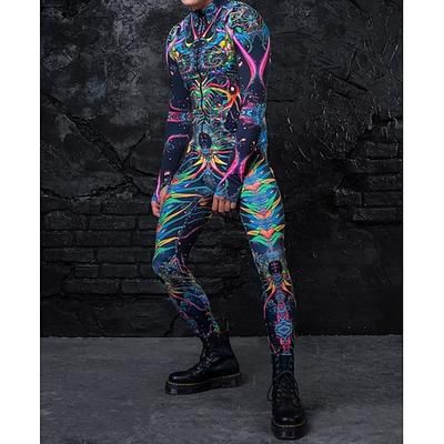 Costume di Carnevale Tuta Intera Costumi zentai con motivi Costume Cosplay Body Stampa Costume Sexy Halloween Per uomo Per donna Ragazzi Costume per Feste Performance Mascherata Bambini Adulti
