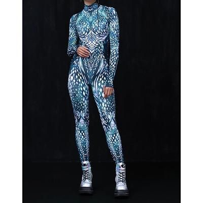 Costume di Carnevale Tuta Intera Costumi zentai con motivi Costume Cosplay Body Stampa Costume Sexy Halloween Per uomo Per donna Ragazzi Costume per Feste Performance Mascherata Bambini Adulti