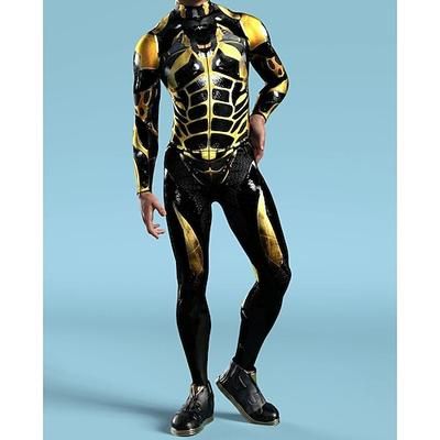 Costume di Carnevale Tuta Intera Costumi zentai con motivi Costume Cosplay Body Stampa Costume Sexy Halloween Per uomo Per donna Costume per Feste Performance Mascherata Adulti