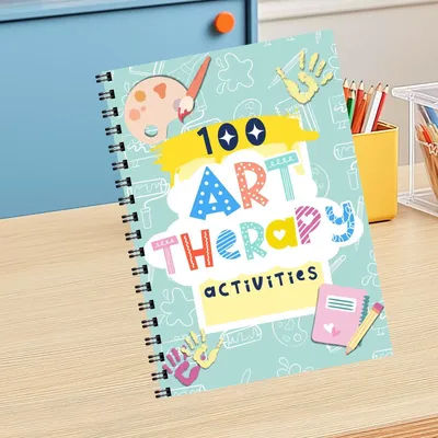 100 Art Relaxation Worksheets, Creative Activities for Teens for Emotional Awareness, Relaxation and Self-Acceptance