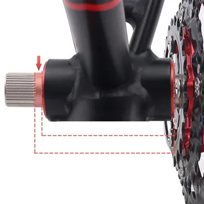 2 Pcs Bicycle Bottom Bracket Axle Washer Spacer Adapter For Shimano For GXP 24mm Cycling Integrated Hollow Tooth Disc Washer