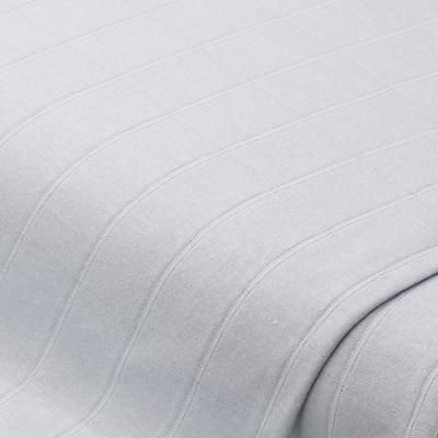 Tissu jersey de coton pur "rayures", bleu clair