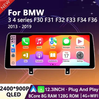 Android OS GPS Bluetooth WiFi autoradio lecteur multimédia pour BMW série 3/4 F30 F31 F32 F33 F34 F36 2013-2019 système NBT EVO