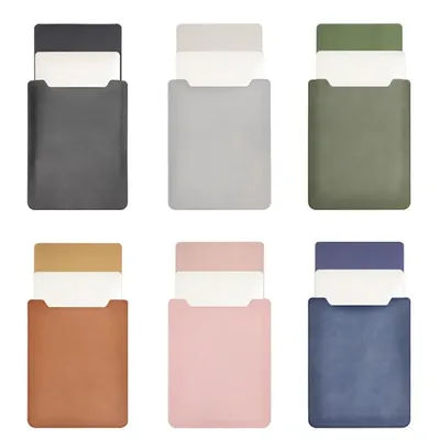 11 13 14 15 inch Laptop Sleeve Case Shockproof Ultra Thin PU Leather Ultrabook Cover Notebook Bag Protective Pouch