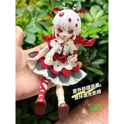 Original 1/12 Bjd Blind Box Mushroom Fungus Series Joint Movable Exquisite Desktop Action Figure Collectible Gifts Pre-Sale