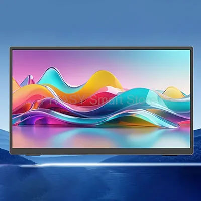 Moniteur Portable Ultra-fin à écran tactile de 14 pouces, écran IPS 60Hz, TV tactile capacitif à 10 points pour utilisation multi-scènes en alliage d'aluminium