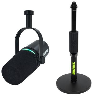 Shure MV7i Desktop Stand Bundle