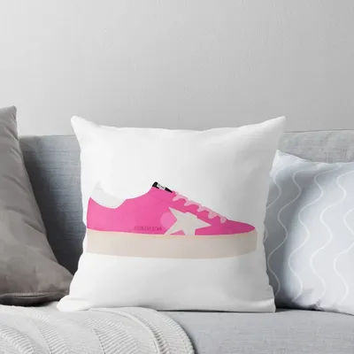 Oreiller à chaussures d'oie dorée rose, articles de décoration de chambre, coussins de canapé décoratifs, taie d'oreiller, taies d'oreiller de lit de noël