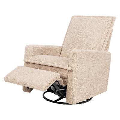 Babyletto Cali Flange Gliding Swivel Recliner - Chai Shearling
