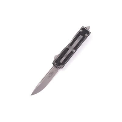 Microtech Scarab II Gen III S/E Apocalyptic Standard 3.95in Automatic Folding Knife Double-Action OTF Weathered Metal 1278-10APWME