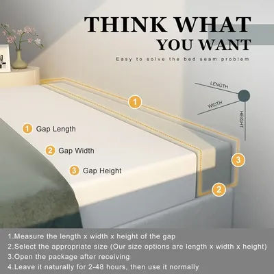 Remplisseur de matelas, extension de lit, oreiller de tête de lit, écart fermé entre la tête de matelas et le coussin de lit mural, coussin de canapé