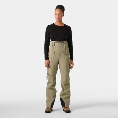 Helly Hansen Women’s Verglas Backcountry Ski Bib Trousers Beige XL