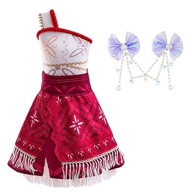 Settimana del libro 2026 Moana, principessa Moana, vestito, costume, film, costumi, cosplay, per bambine, carnevale, giornata mondiale del libro, festa, compleanno, spiaggia