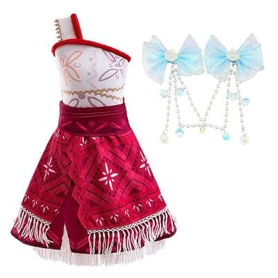 Settimana del libro 2026 Moana, principessa Moana, vestito, costume, film, costumi, cosplay, per bambine, carnevale, giornata mondiale del libro, festa, compleanno, spiaggia