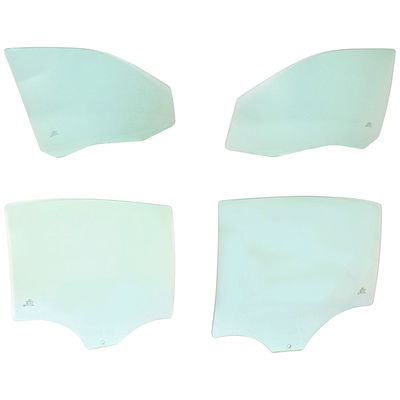 JC Whitney Door Glass, Front & Rear, Driver Passenger Side, 1-year unlimited-mileage warranty SET-JC480121-4