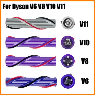 For Dyson V6 V8 V10 V11 Cordless Vacuum Cleaner Soft Plush Strips Replacement Brushroll Brush Head Roller Bar Accessories