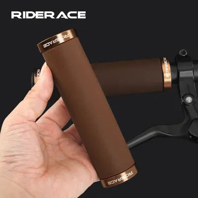 Bicycle Handlebar Cover Integrated Rubber Anti-Slip Shockproof Ergonomic MTB Mountain Bike Handle Bar Cuffs BMX Cycling Parts