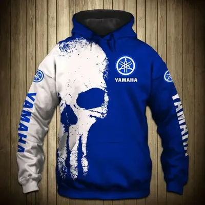 Yamaha Motorcycle 3D Printed Off-Road Hoodie Spring/Summer 2025 Men's And Women's Extreme Sports Adventure Hoodies