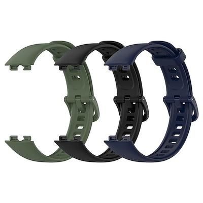 Confezione da 6/3 cinturini per smartwatch compatibili con Huawei Band 10, Huawei Band 9, Huawei Band 8, cinturino sportivo regolabile con chiusura classica, cinturino di ricambio per Huawei Band 10 /