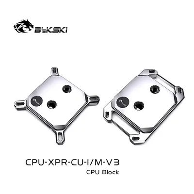 Bykski CPU Block Use for INTEL LGA115X 1200 1700 2011/AMD Ryzen 3/5/7 X470 X570 Water Cooler Radiator CPU-XPR-CU-I/M-V3