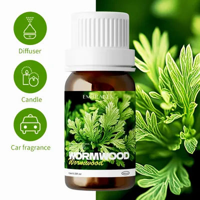 10ml Artemisia Absinthium Wormwood Essential Oil for Aromatherapy And Personal Care Skincare Body massage oil Gifts