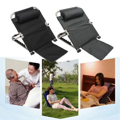 Lifting Bed Backrest Floor Support Chair Lifting Bed Backrest Floor Chair 6 Degree Anti Slip with Head Pillow for Neck Support