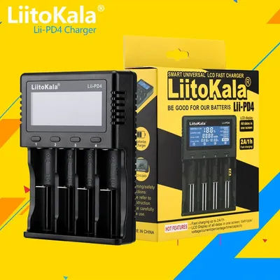 Liitokala Lii-PD4 Lii-PD2 Battery Charger for NiMH 26650 21700 18350 18500 14500 AA AAA
