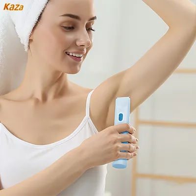 Bikini Trimmer for Women Dual-Head Electric Shaver for Women Pubic Hair Waterproof Body Hair Trimmer Rechargeable Hair Removal