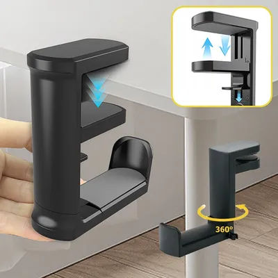 Support d'écouteurs à crochet de Table sans poinçon, rotatif à 360 degrés, monté sur la tête, rangement suspendu pour AirPods Max Sony