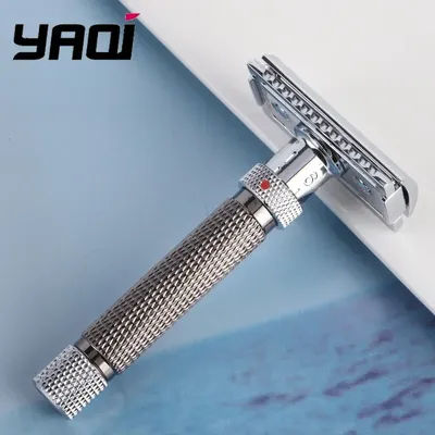 Yaqi Stainless Steel Razor Adjustable The Final Cut Chrome And Gunmetal Color Safety Razor For Men