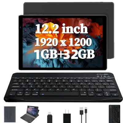 12.2 INCH RAM 1GB ROM 32GB CT2 Android 6.0 WIFI Tablet PC MT8163 Quad-Core Dual Camera 5000mAh USB 3.0 1920 x 1200 IPS Quad Core