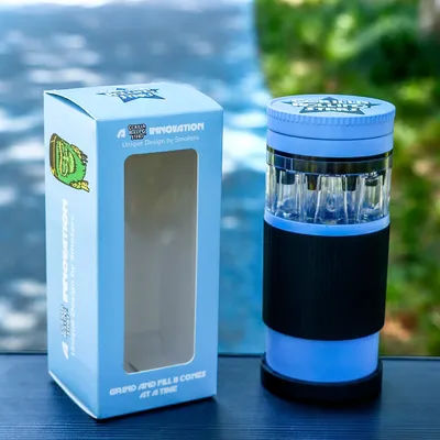 Next-gen 3 in1 Grass Tobacco Grinding Filling Integrated Machine 110mm Cone Roll Dry Herb Grinder for Smoking Accessories