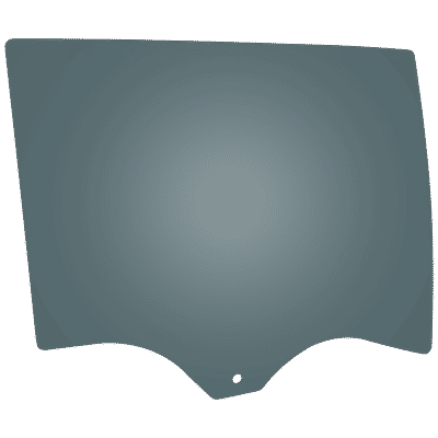 JC Whitney Door Glass, Rear, Passenger Side, 1-year unlimited-mileage warranty JRG48130007